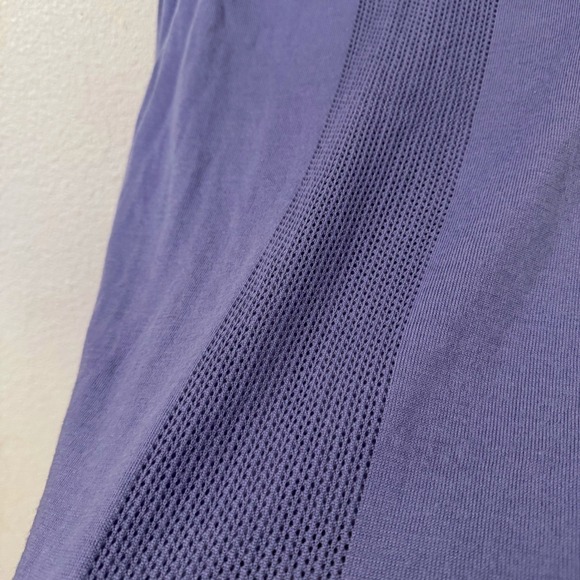 Tiger Woods Nike Golf Crewneck Men M Purple Standard Fit Vented Wool Blend - Picture 5 of 6